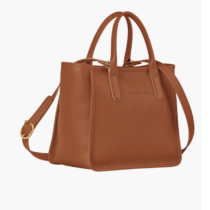 Longchamp Brown Leather Tote Bag